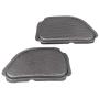 XMMT Black Metal Fairing Mesh Front Speaker Grills Cover Trim Replacement For Harley Road Glide FLTR 1998-2013