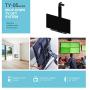 Hidden Drop Down TV Mount, Motorized TV Ceiling Lift for Up to 55'' Screens. Lift Stroke 30''