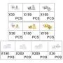 Earring Backs 10 Styles Earring Accessories Safety Bullet Earring Clutch Hypoallergenic 1040 Pieces (10 Styles) Earring Backs 10 Styles Earring Accessories Safety Bullet Earring Clutch Hypoallergenic 1040 Pieces (10 Styles)