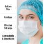 WeCare Disposable Face Mask Individually Wrapped - 50 Pack, White Masks 3 Ply
