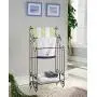 Kings Brand Furniture Metal Free Towel Rack Stand with Shelf, Pewter Kings Brand Furniture Metal Free Towel Rack Stand with Shelf, Pewter