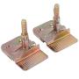 Madezz 2 pcs Butterfly Hinge Clamp, Silk Screen Printing Metal Butterfly Frame Hinge Clamp DIY Hobby Tool