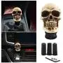 Jialuode Universal Skull Shifter Knob Car Shift Stick Handle Transmission Shifting Head Fit for SUV, Saloon car, Sedan, Truck and Van etc Bone Color Jialuode Universal Skull Shifter Knob Car Shift Stick Handle Transmission Shifting Head Fit for SUV, Saloon car, Sedan, Truck and Van etc Bone Color