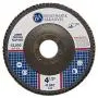4.5'' x 7/8'' Premium High Density Jumbo Zirconia Type 29 Flap Disc 40 Grit - 10 Pack