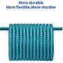 USB-C Cable 3A Fast Charging, JSAUX 3-Pack (10ft+6.6ft+3.3ft)USB A to Type C Charge Nylon Braided Cord Compatible with Samsung Galaxy S20 S10 S9 S8 Plus Note 10 9 8,PS5 Controller,USB C Charger(Green)