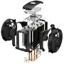 Cooler Master MasterAir Maker 8 High-end CPU Air Cooler, 3D Vapor Chamber Base, 8 Heatpipes, Aluminum Fins, Dual Silencio FP120 Fans AMD/Intel LGA1151/2066 Cooler Master MasterAir Maker 8 High-end CPU Air Cooler, 3D Vapor Chamber Base, 8 Heatpipes, Aluminum Fins, Dual Silencio FP120 Fans AMD/Intel LGA1151/2066
