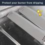 Hongso Stainless Steel Heat Plate Shield Replacement Parts for Kitchen Aid 720-0787D, 720-0819 Gas Grill Models, 16 9/16 Inch Grill Heat Tent for Cooking, SPZ811 (2-Pack)