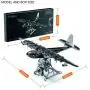 Model Airplane Kit with Tool kit- DIY Scale Model - 3D Model kit Heavenly Hercules - Moving Wind-Up Airplane Model | 3D Puzzle for Adults - Metal DIY Kit | Metal Model Collectible | DIY Construction Model Airplane Kit with Tool kit- DIY Scale Model - 3D Model kit Heavenly Hercules - Moving Wind-Up Airplane Model | 3D Puzzle for Adults - Metal DIY Kit | Metal Model Collectible | DIY Construction