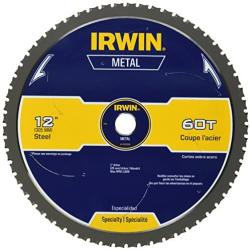 IRWIN Tools Metal-Cutting Circular Saw Blade, 12-inch, 60T (4935558)