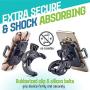Metal Bike & Motorcycle Phone Mount - The Only Unbreakable Handlebar Holder for iPhone, Samsung or Any Other Smartphone. +100 to Safeness & Comfort