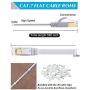 Cat7 Flat Ethernet Cable, 50 Ft 10 Gigabit High Speed Solid Computer Network Cord with Snagless Rj45 Connectors for Xbox,PS4,Modem,Router,Networking Switch Faster Than Cat5e Cat5 Cat6 Cable,White