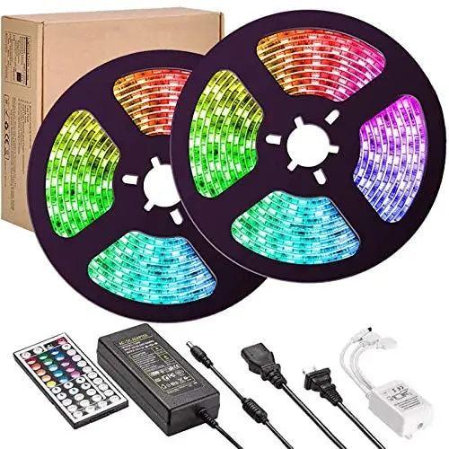 LED Strip Lights,UMICKOO Upgraded 10M/32.8feet Flexible Strip Light SMD 5050 RGB 300 LEDs with 44 Key Remote Controller, Multi-Color Changing Light Strips for Ceiling Bar Counter Cabinet Decoration LED Strip Lights,UMICKOO Upgraded 10M/32.8feet Flexible Strip Light SMD 5050 RGB 300 LEDs with 44 Key Remote Controller, Multi-Color Changing Light Strips for Ceiling Bar Counter Cabinet Decoration
