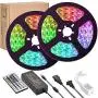 LED Strip Lights,UMICKOO Upgraded 10M/32.8feet Flexible Strip Light SMD 5050 RGB 300 LEDs with 44 Key Remote Controller, Multi-Color Changing Light Strips for Ceiling Bar Counter Cabinet Decoration LED Strip Lights,UMICKOO Upgraded 10M/32.8feet Flexible Strip Light SMD 5050 RGB 300 LEDs with 44 Key Remote Controller, Multi-Color Changing Light Strips for Ceiling Bar Counter Cabinet Decoration