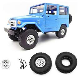 Freeby Compatible with WPL B36 MN90 Upgrade RC Car Spare Parts Metal Alloy Wheel Rim Hub