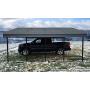Arrow 20 x 20 29-Gauge Metal Carport with Steel Roof Panels, 20 x 20, Charcoal