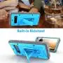 ArmadilloTek Vanguard Designed for Samsung Galaxy S10 Plus Case (2019 Release) Military Grade Full-Body Rugged with Kickstand Without Built-in Screen Protector (Blue)