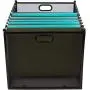 Hanging File Organizer Mesh Box - File Organizer Box Supports Letter Sized and Legal Sized Hanging Folders, Modern Black Metal Mesh Hanging File Crate, Collapsible File Organizer for Home or Office Hanging File Organizer Mesh Box - File Organizer Box Supports Letter Sized and Legal Sized Hanging Folders, Modern Black Metal Mesh Hanging File Crate, Collapsible File Organizer for Home or Office