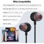 USB C Headphones, USB Type C Earphone Stereo in-Ear Earbuds Hi-Fi Digital DAC Bass Noise Cancelling Headsets w/h Mic & Remote Control for Samsung Galaxy S20+ Ultra Google Pixel iPad Pro 2018 OnePlus