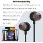 USB C Headphones, USB Type C Earphone Stereo in-Ear Earbuds Hi-Fi Digital DAC Bass Noise Cancelling Headsets w/h Mic & Remote Control for Samsung Galaxy S20+ Ultra Google Pixel iPad Pro 2018 OnePlus