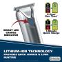 Wahl Stainless Steel Lithium Ion+ Beard and Nose Trimmer for Men, Hair Clippers, Detail Shaver, Rechargeable, All in One Mens Grooming Kit - Model 9818