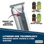 Wahl Stainless Steel Lithium Ion+ Beard and Nose Trimmer for Men, Hair Clippers, Detail Shaver, Rechargeable, All in One Mens Grooming Kit - Model 9818