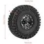 Yanmis RC Car Tires, 4pcs/Set 1:10 Crawler Tires Rubber Tyres Metal Hubs RC Accessory Remote Control Car Part, Metal Crawler Tires, Lock Catch for RC Yanmis RC Car Tires, 4pcs/Set 1:10 Crawler Tires Rubber Tyres Metal Hubs RC Accessory Remote Control Car Part, Metal Crawler Tires, Lock Catch for RC