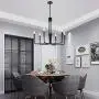 NILOAH 6-Light Chandelier Light Fixture - Black Metal Lighting Fixtures Ceiling Chandelier, Modern Home Industrial Style Pendant Light Fixture, for Dining Room Living Room NILOAH 6-Light Chandelier Light Fixture - Black Metal Lighting Fixtures Ceiling Chandelier, Modern Home Industrial Style Pendant Light Fixture, for Dining Room Living Room