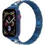 LELONG for Apple Watch Band 38mm 40mm 42mm 44mm SE Series 6 Series 5 4 3 2 1 , Bling Replacement Bracelet iWatch Band, Diamond Rhinestone Stainless Steel Metal Wristband Strap