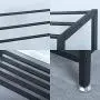 MBQQ Industrial Indoor/Outdoor Free Standing Towel Rack for Bathroom,3 Tier Metal Towel Bar Stand with Shelf,Blcak MBQQ Industrial Indoor/Outdoor Free Standing Towel Rack for Bathroom,3 Tier Metal Towel Bar Stand with Shelf,Blcak