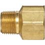 Anderson Metals - 56120-0808 Brass Pipe Fitting, Adapter, 1/2'' Male Pipe x 1/2'' Female Pipe