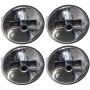 AP5668987 PS2375871 7733P410-60, Surface Burner Knobs Chrome Plated Plastic Ring with Nonslip Grip, Replacement Knobs,Control Knobs 4 Pack,Fit for Maytag, Magic Chef, Jenn Air,etc