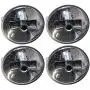 AP5668987 PS2375871 7733P410-60, Surface Burner Knobs Chrome Plated Plastic Ring with Nonslip Grip, Replacement Knobs,Control Knobs 4 Pack,Fit for Maytag, Magic Chef, Jenn Air,etc