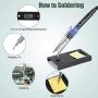 Soldering Iron Kit, 80W 110V LCD Digital Soldering Welding Iron Kit 356-896℉( 180-480℃), Portable Adjustable Temperature Soldering Kit, for Metal, Jewelry, Electric Repairing, DIY