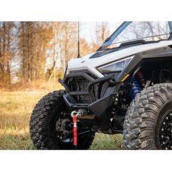 SuperATV Heavy Duty Front Bumper / Brush Guard for Polaris RZR PRO XP / 4 (2020+) - Black