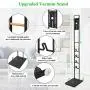 Vacuum Stand for Dyson V11 V10 V8 V7 V6 - Vacuum Accessories Stable Metal Organizer Stand Holder, Dyson Handheld DC30 DC31 DC34 DC35 DC58 DC59 DC62 Cordless Vacuum Cleaners Storage Rack (Black)