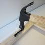 Sawtooth Picture Hangers - 100 Pack - Black Sawtooth Picture Hangers No Nail - 1 3/4 Inch Sawtooth Hangers