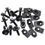 Retro-Motive Body Bolts & U-nut Clips- M6-1.0mm x 22mm Long- 8mm Hex- for Ford- 20 pcs- (1911/1928) #1866 Retro-Motive Body Bolts & U-nut Clips- M6-1.0mm x 22mm Long- 8mm Hex- for Ford- 20 pcs- (1911/1928) #1866