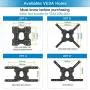 PERLESMITH Heavy Duty TV Wall Mount for Most 32-55 Inch Flat Curved TVs with Swivels Tilts & Extends - Full Motion TV Mount Fits LED, LCD, OLED 4K TVs Up to 88 lbs Max VESA 400x400 PERLESMITH Heavy Duty TV Wall Mount for Most 32-55 Inch Flat Curved TVs with Swivels Tilts & Extends - Full Motion TV Mount Fits LED, LCD, OLED 4K TVs Up to 88 lbs Max VESA 400x400