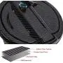JeCar Locking Fuel Filler Cover Aluminum Gas Tank Door Exterior Accessories for Jeep Wrangler 2018-2021 JL JLU, Carbon Fiber Texture JeCar Locking Fuel Filler Cover Aluminum Gas Tank Door Exterior Accessories for Jeep Wrangler 2018-2021 JL JLU, Carbon Fiber Texture