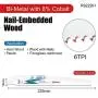 EZARC Reciprocating Saw Blade Bi-Metal Cobalt Sabre Saw Blades for Wood Demolition 9-Inch 6TPI R922DH (5-Pack) EZARC Reciprocating Saw Blade Bi-Metal Cobalt Sabre Saw Blades for Wood Demolition 9-Inch 6TPI R922DH (5-Pack)