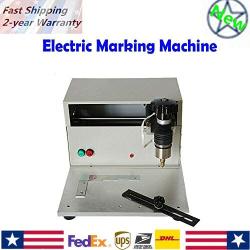 LOYALHEARTDY Electric Nameplate Metal Plate Marking Machine Stamping Embosser Embossing Engraving Machine Marking System 30-200mm / sec