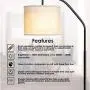 Floor Lamps, Super Bright LED Torchiere Metal Floor Lamps, LED Floor Light with Remote Control，Standing Lamp with Stepless Dimmer for Living Room, Office and Bedroom
