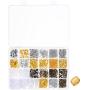Paxcoo 2400Pcs Earring Making Supplies Kit with 24 Style Earring Hooks, Earring Backs, Earrings Posts and Earring Making Findings for Adult