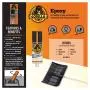 Gorilla 2 Part Epoxy, 5 Minute Set, .85 ounce Syringe, Clear, (Pack of 12) Gorilla 2 Part Epoxy, 5 Minute Set, .85 ounce Syringe, Clear, (Pack of 12)