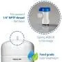 iSpring T32M Pressurized Water Storage Tank with Ball Valve for Reverse Osmosis RO Systems, 4 Gallon, 1/4'' Tank Valve Included