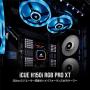 Corsair iCUE H150i RGB Pro XT, 360mm Radiator, Triple 120mm PWM Fans, Advanced RGB Lighting and Fan Control with Software, Liquid CPU Cooler