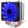 upHere CPU Cooler Blue LED 4 Copper Heat Pipes 92mm PWM Fan Aluminum Fins for AMD Ryzen/Intel, C92B