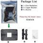 Aimeixin AM4 Bracket,Desktop Computer AMD AM4 Motherboard CPU Heatsink Bracket, Steel Back Plate Bracket for AM4s HeatSink Cooling Fan Mounting (Black)