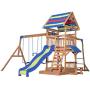 Beach Front All Cedar Wooden Swing Set