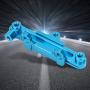 Woyisisi RC Steering Servo Saver, K949-006 Aluminium Alloy RC Steering Servo Saver Upgrade Parts for WL Toys 1/10-k949 Remote Control Car(Blue K949-006B)